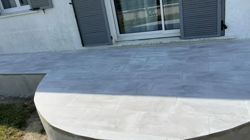 Aménagement de terrasse à Mareuil-la-Motte